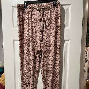 Leopard sweatpants